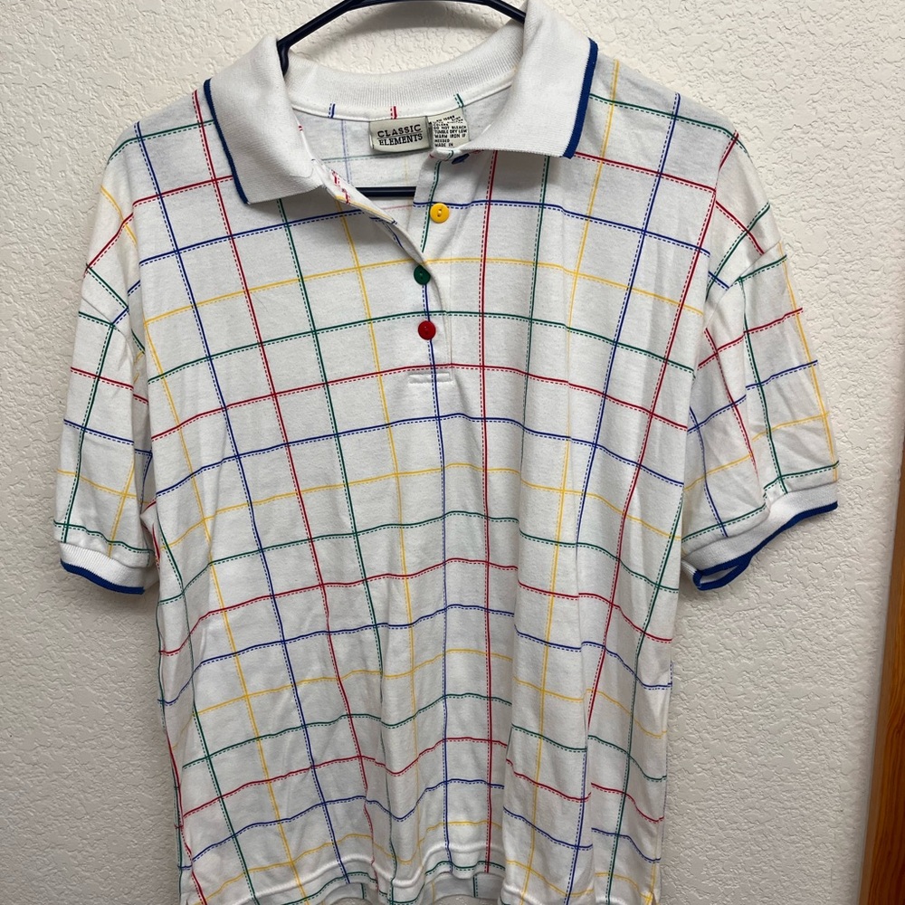 Element Multicolor Button Plaid Shirt